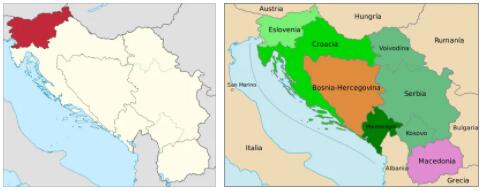 Yugoslavia Geography